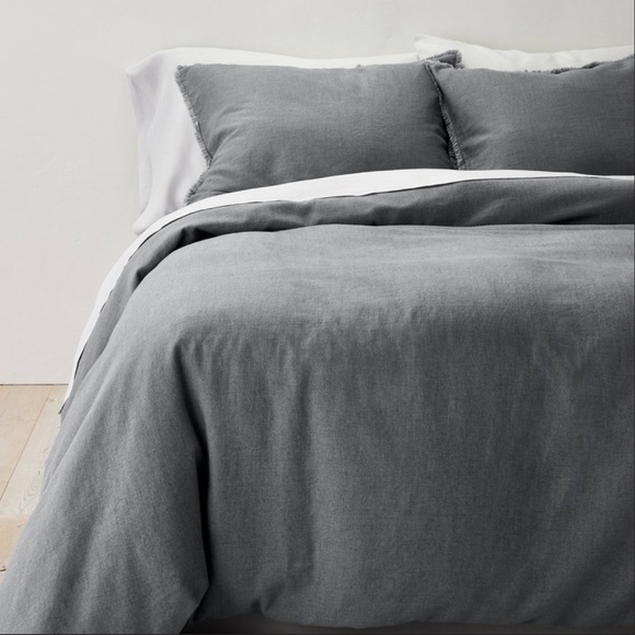 Casaluna Bedding Casaluna King Heavyweight Linen Duvet And Sham Set
